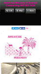Mobile Screenshot of americanmasonrygeneralcontracting.com